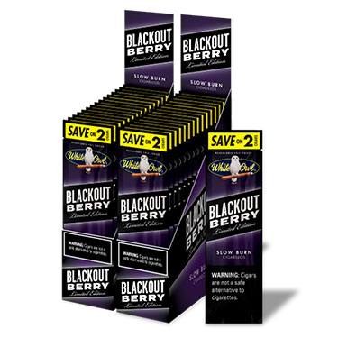 White Owl Cigarillos Blackout Berry 30ct 2pk 