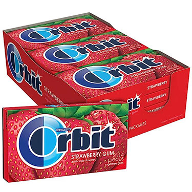 Wrigleys Orbit Strawberry 12ct 