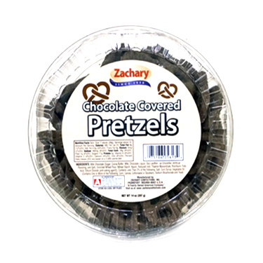 Zachary Real Chocolate Pretzels 14oz Tub 