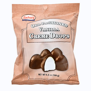 Zachary Old Fashioned Chocolate Creme Drops 6oz Bag 