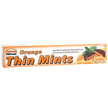 Zachary Orange Thin Mints 5.5oz Box 