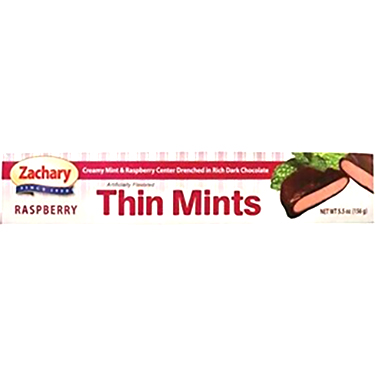 Zachary Raspberry Thin Mints 5.5oz Box 