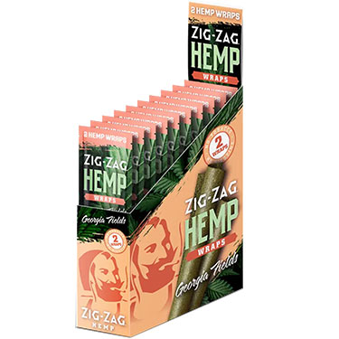 Zig Zag Hemp Wraps Georgia Fields 25 Packs of 2 