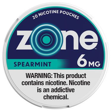 Zone Nicotine Pouches Spearmint 6mg 5ct 