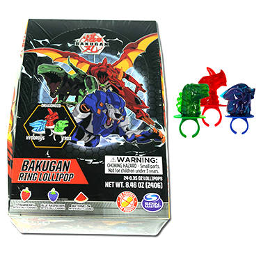 Bakugan Ring Pop 24ct Box 