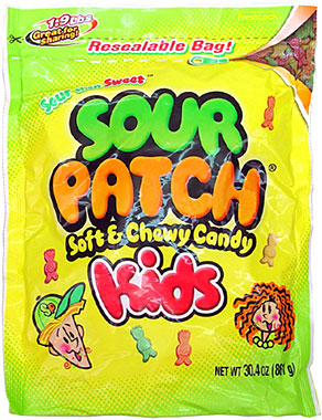 Sour Patch Kids 1.9lb Resealable Bag - RiverfrontGifts.com